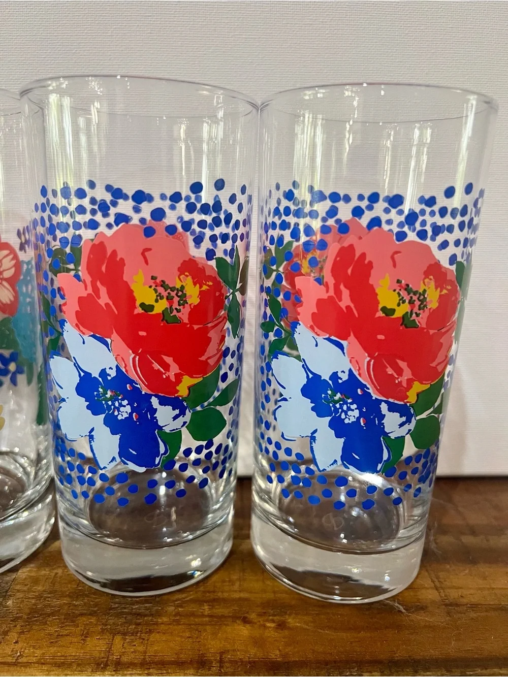 Pioneer Woman Floral Glassware (6)